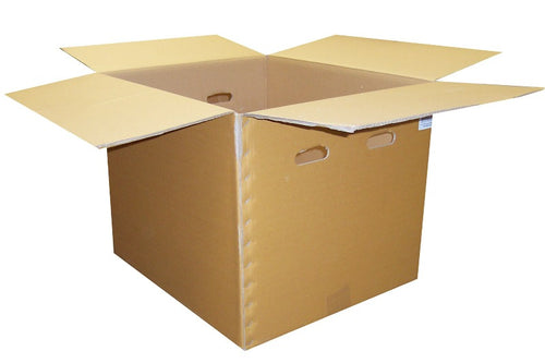 Used Plain Strong Double Wall Box - 640mm x 540mm x 500mm
