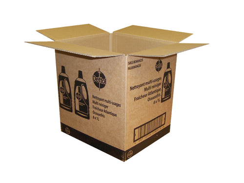 New Printed Strong Single Wall Box - 245mm x 220mm x 278mm