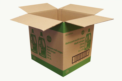 New Printed Strong Single Wall Box - 280mm x 230mm x 290mm