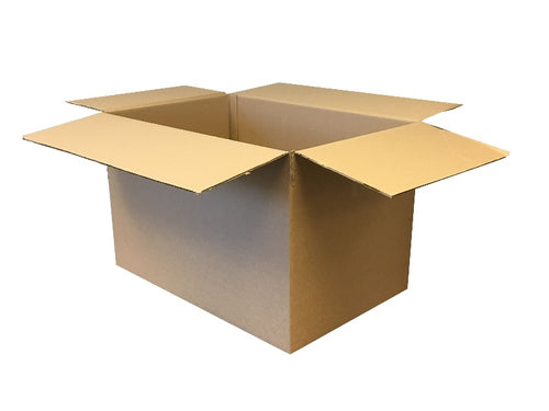 Used Plain Strong Single Wall Box - 590mm x 380mm x 380mm