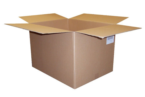 Used Plain Strong Single Wall Box - 595mm x 475mm x 415mm