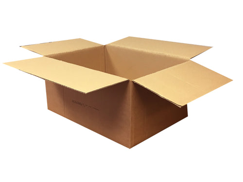 Used Printed Strong Single Wall Box - 378mm x 275mm x 190mm
