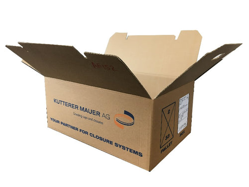 Used Printed Double Wall Box - 575mm x 380mm x 250mm