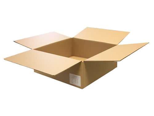 Used Plain Strong Single Wall Box - 540mm x 534mm x 116mm