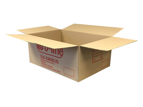 New Printed Strong Single Wall Box - 620mm x 400mm x 260mm