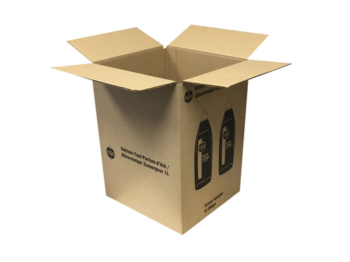 New Printed Single Wall Box - 215mm x 195mm x 197mm