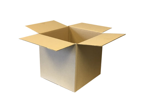 New Plain Strong Single Wall Box - 210mm x 210mm x 215mm