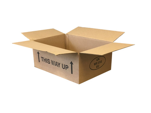 New Printed Strong Single Wall Box - 330mm x 230mm x 138mm