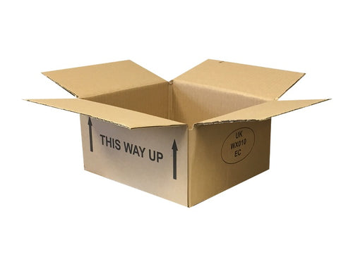New Printed Single Wall Box - 220mm x 200mm x 110mm