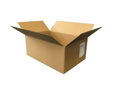 Used Plain Strong Single Wall Box - 575mm x 390mm x 243mm