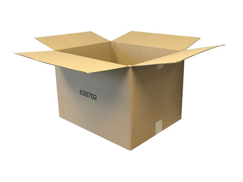 Used Printed Strong Single Wall Box - 495mm x 385mm x 355mm