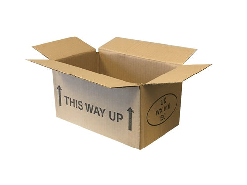 New Printed Single Wall Box - 225mm x 130mm x 120mm