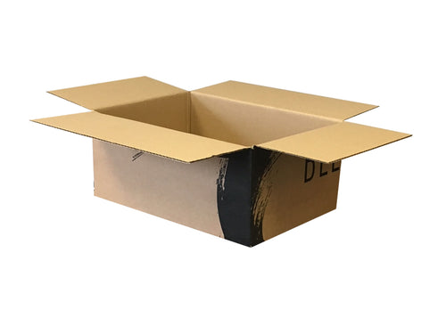 New Printed Strong Single Wall Box - 360mm x 250mm x 152mm