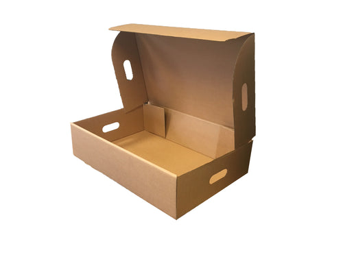 New Plain Strong Single Wall Box - 570mm x 365mm x 136mm