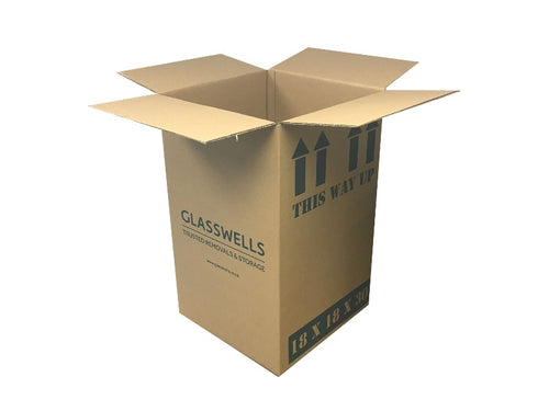 New Printed Strong Double Wall Box - 452mm x 452mm x 747mm