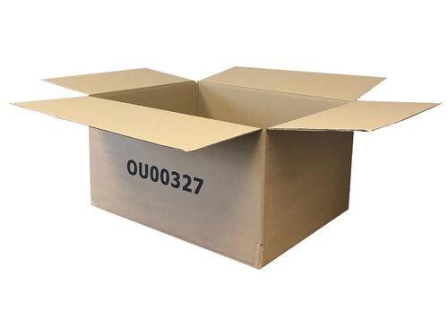 New Printed Strong Single Wall Box - 490mm x 376mm x 251mm