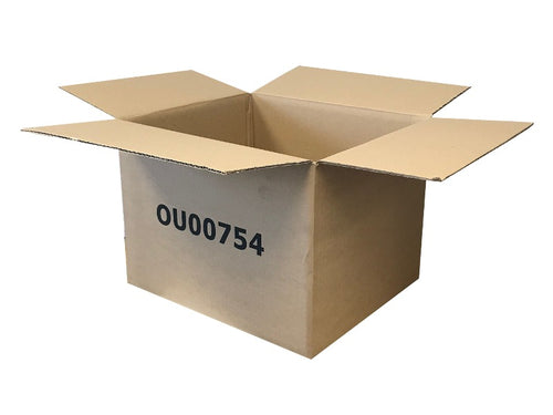 New Printed Strong Single Wall Box - 380mm x 323mm x 274mm