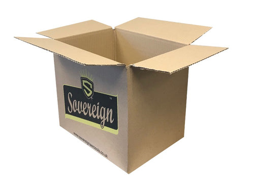 New Printed Strong Single Wall Box - 275mm x 200mm x 245mm