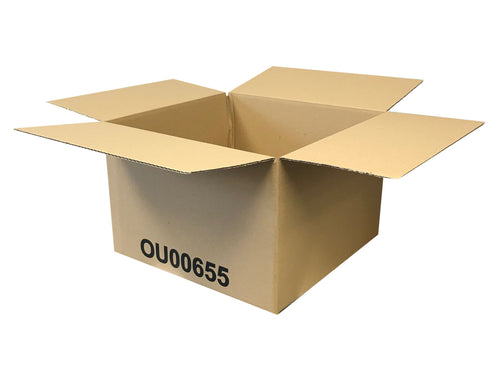 New Printed Strong Single Wall Box - 354mm x 324mm x 229mm