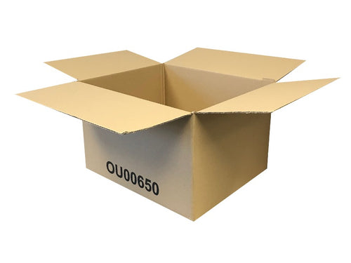 New Printed Strong Single Wall Box - 385mm x 318mm x 236mm