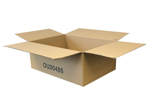 New Printed Single Wall Box - 490mm x 361mm x 199mm