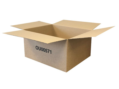 New Printed Strong Single Wall Box - 390mm x 320mm x 209mm