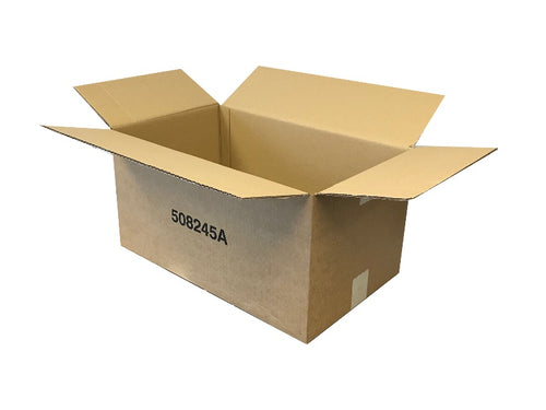 Used Printed Strong Single Wall Box - 485mm x 290mm x 247mm