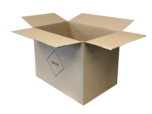 New Printed Strong Single Wall Box - 378mm x 255mm x 285mm