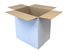 white cardboard box 385mm