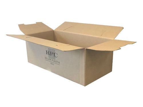 Used Printed Double Wall Box - 770mm x 375mm x 285mm