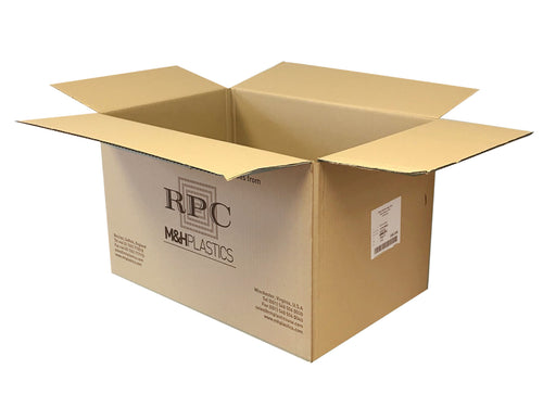 Used Printed Strong Single Wall Box - 580mm x 393mm x 365mm