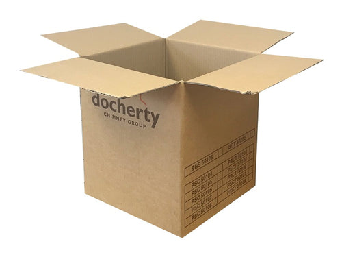 New Printed Strong Single Wall Box - 315mm x 315mm x 350mm