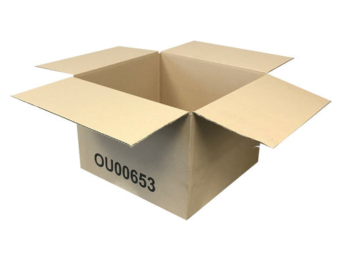 New Printed Single Wall Box - 333mm x 320mm x 234mm