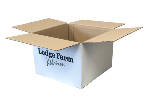 New Printed Strong Single Wall Box - 245mm x 245mm x 170mm
