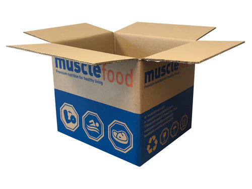 New Printed Strong Double Wall Box - 395mm x 330mm x 330mm