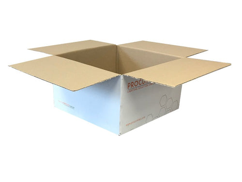 New Printed Strong Single Wall Box - 310mm x 310mm x 175mm