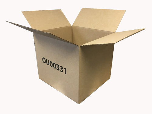 New Printed Single Wall Box - 356mm x 323mm x 300mm