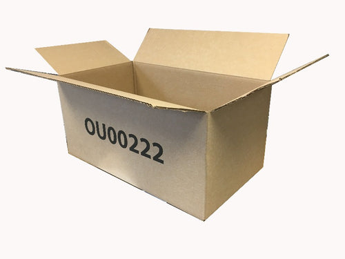 New Printed Single Wall Box - 480mm x 265mm x 220mm