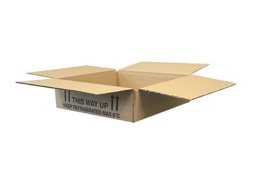 New Printed Single Wall Box - 215mm x 215mm x 55mm