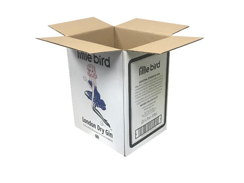 New Printed Strong Single Wall Box - 210mm x 175mm x 270mm