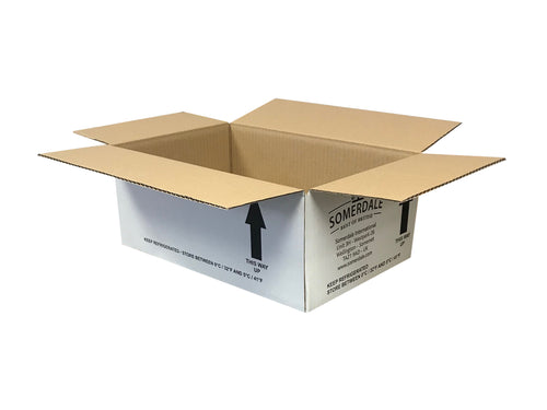 New Printed Strong Single Wall Box - 390mm x 250mm x 150mm