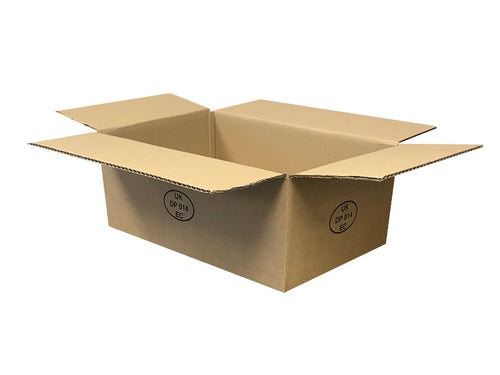 New Printed Strong Single Wall Box - 390mm x 250mm x 150mm