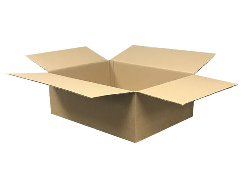 Used Plain Strong Single Wall Box - 495mm x 355mm x 180mm