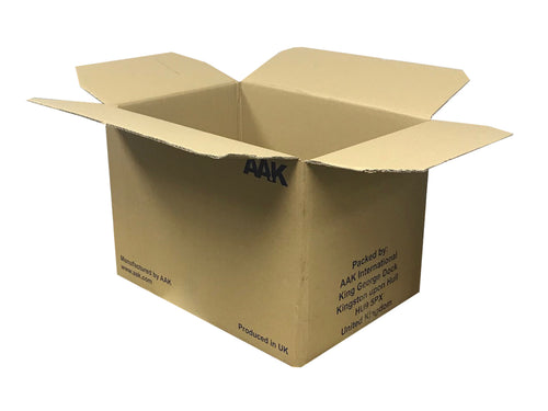 Used Printed Double Wall Box - 380mm x 265mm x 265mm