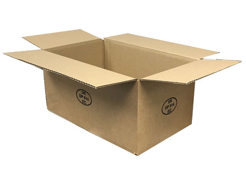 New Printed Strong Single Wall Box - 390mm x 250mm x 190mm