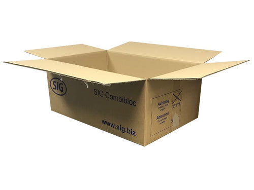 Used Printed Strong Double Wall Box - 590mm x 390mm x 245mm