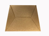 New Plain Single Wall Box - 130mm x 130mm x 368mm