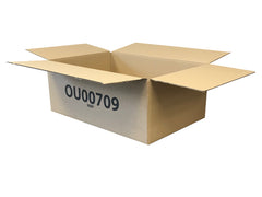 boxes printed with OU reference
