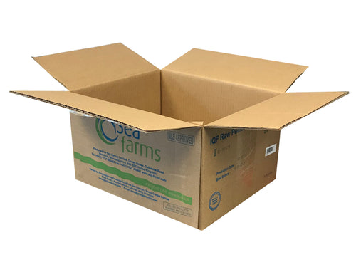 Used Printed Strong Double Wall Box - 390mm x 325mm x 225mm