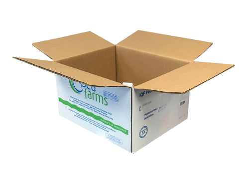 Used Printed Strong Double Wall Box - 390mm x 325mm x 225mm